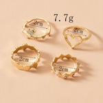 Load image into Gallery viewer, 4Pcs Queen and Love Ring Set
